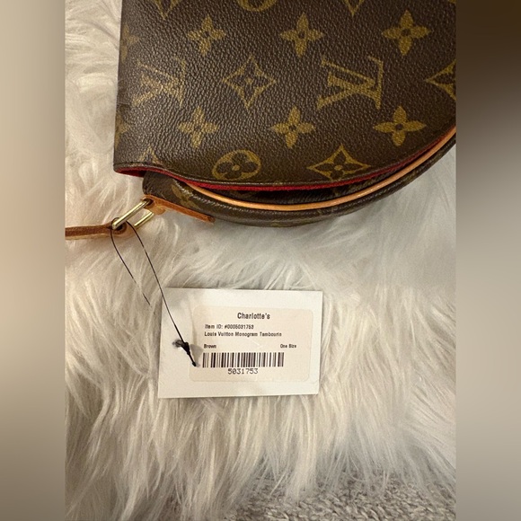 LV Monogram Tambourin Crossbody Bag  NWT VINTAGE - Picture 8 of 16